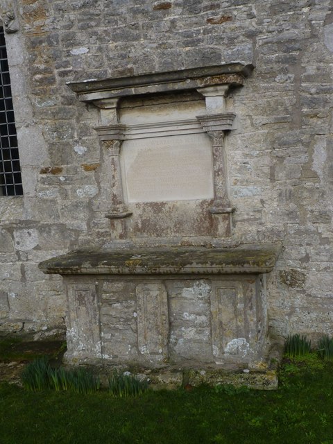 Gravestone of William Weare, St Peter's Church, Portesham