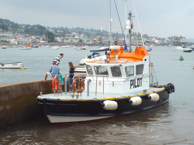 Coming ashore from the pilot boat, Teignmouth harbour
