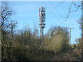 TL5221 : Telecommunications mast, Start Hill by Robin Webster