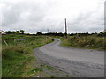 View west along the eastern end of Callaghans Road