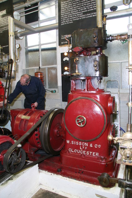 Bradford Industrial Museum - steam generator set.