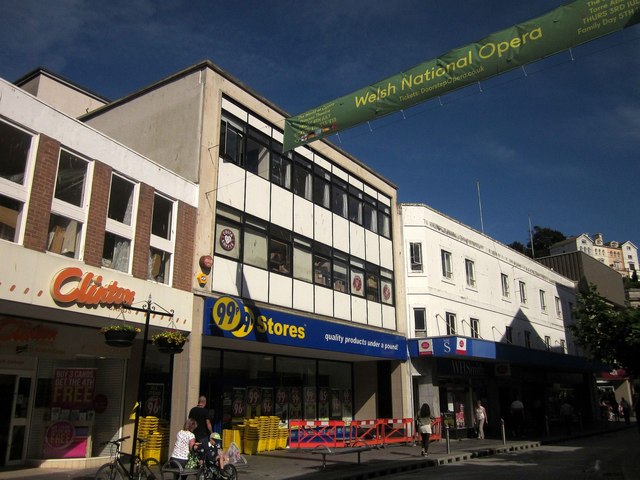 Shops on Union Street, Torquay