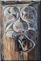 Detail on a church door