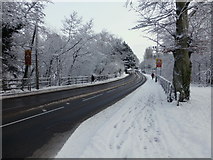H4672 : Snowy along the Killyclogher Road, Omagh by Kenneth  Allen