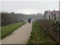 Leaving Creswell Crags