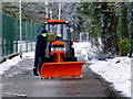 H4572 : Mini snow plough, Omagh by Kenneth  Allen