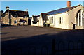 Hinton Hall and the church office in Tisbury