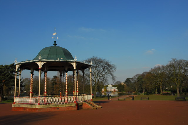 Bandstand and pavilion at West Park, Wolverhampton