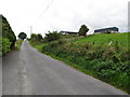 Farm sheds above the Cashel Road