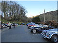 The car park at the Polgooth Inn