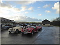 The car park at Lanhydrock Golf Club