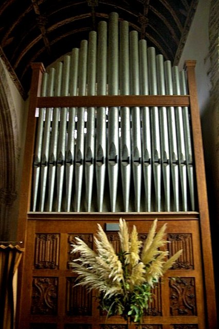 Organ in Morwenstow Church