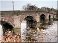 SD5328 : River Ribble, Old Penwortham Bridge by David Dixon