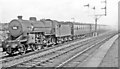 Down Blackpool Illuminations special train passing Kirkham & Wesham Station, 1962