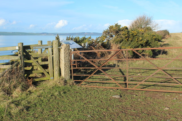 Kissing Gate on the Lochryan Coastal Path