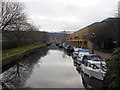 Huddersfield Broad Canal looking South from the Turnbridge, Quay Street,