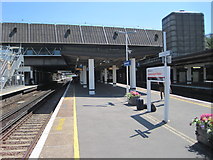 TQ2841 : Gatwick Airport railway station, Sussex by Nigel Thompson