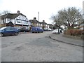 Girton Way at the junction of Claremont Crescent