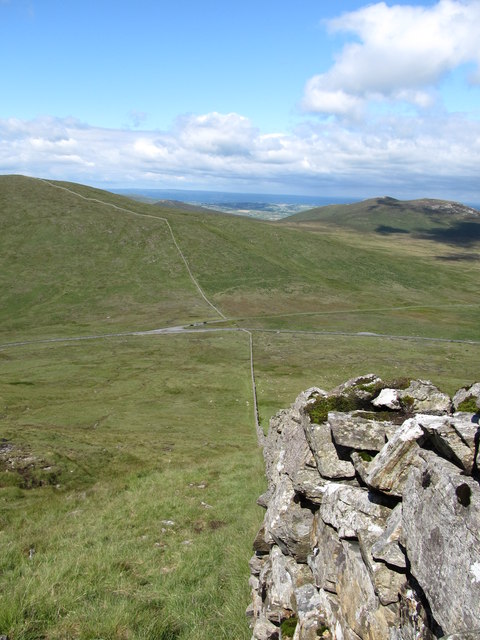 Path descending along the line of Batt's Wall