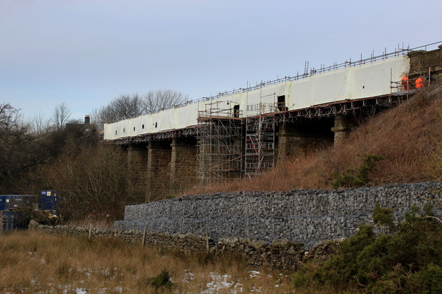 Clapham Viaduct under Maintenance