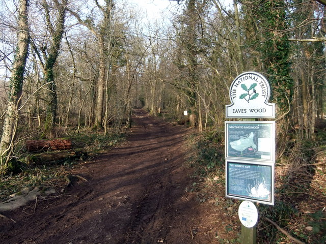 Entrance to Eaves Wood