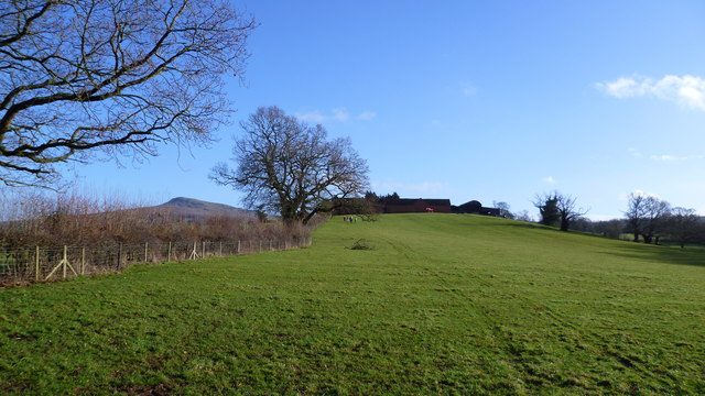 On a footpath approaching Asbatch Farm, Bitterley