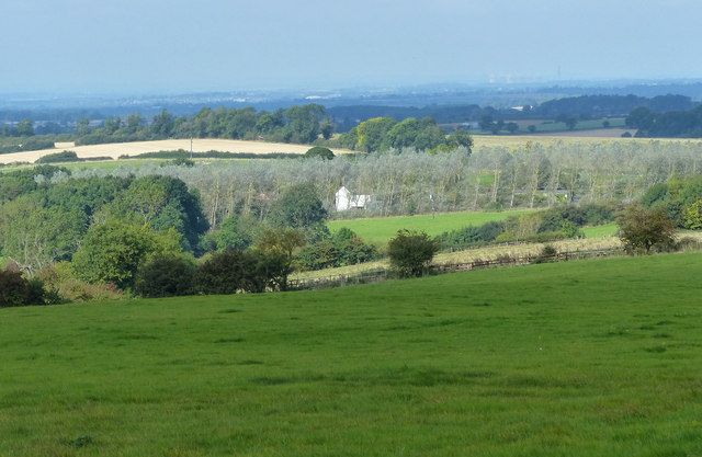 View northwest across Leicestershire