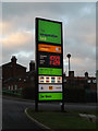 TM3877 : Co-Operative Fuel Filling Station sign by Geographer