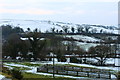 Stagecoach Bus on the A714 in Winter