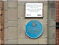 SJ9494 : Blue Plaque: Harry Rutherford (1903-1985) by Gerald England