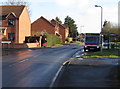 Belmont West bus at a Sudbury Avenue bus stop, Hereford