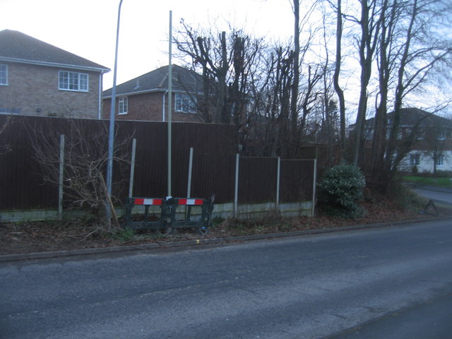 New lamppost - Hill Road