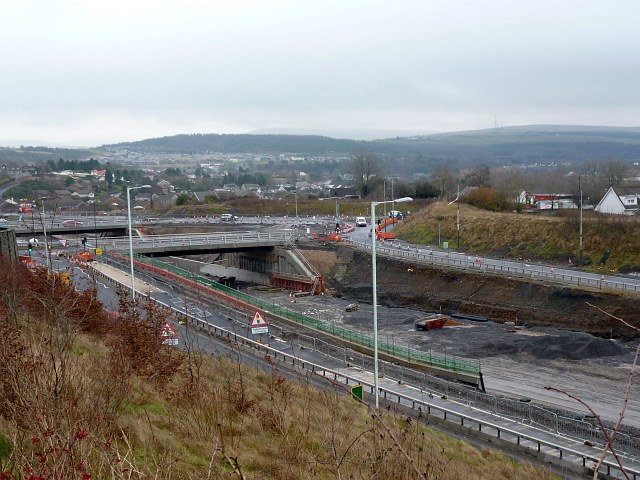 A465 improvements, Nantybwch roundabout (12)