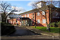 Premier Inn entrance, Lower Mill Field, Pontypool