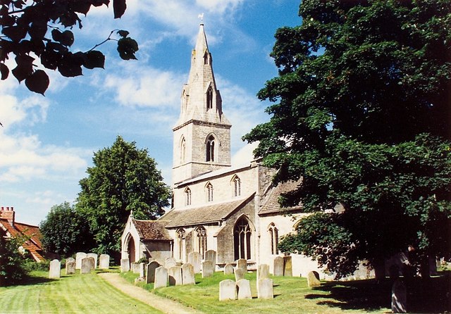 The parish church at Carlby, near Bourne, Lincolnshire
