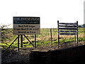 Oak House Farm signs