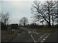 Park Road at the junction of Crowhurst Lane