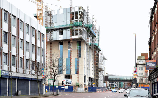 Block "B" University of Ulster site, Belfast - January 2015(3)