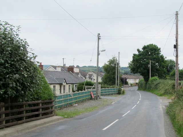 The eastern end of the village of Maghera