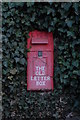 Disused post box at Walford