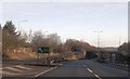 A6 junction from A38