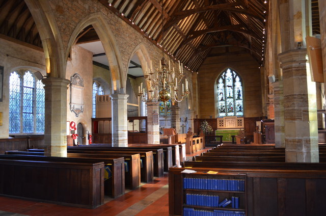 Interior, St Mary's church,... © Julian P Guffogg cc-by-sa/2.0 ...