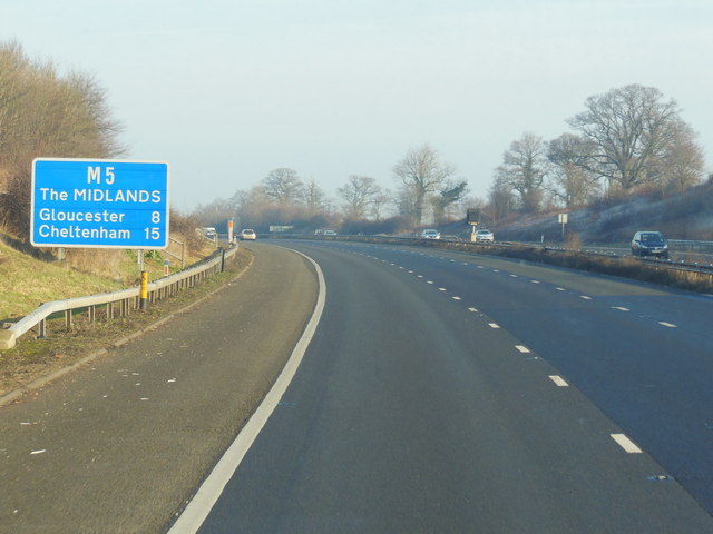 M5 Northbound Towards Junction 12 Ian S Geograph Britain And Ireland   4324165 7d3fa846 