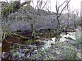 Retaining wall beside the South Tyne Trail