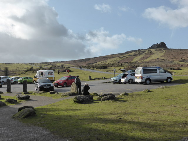Visitor centre car park, Haytor © Chris Allen :: Geograph Britain and ...