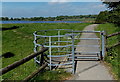 Kissing gate entrance to Pen-y-fan Pond Country Park