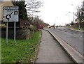 SO2800 : Outdated road sign near Griffithstown, Pontypool by Jaggery