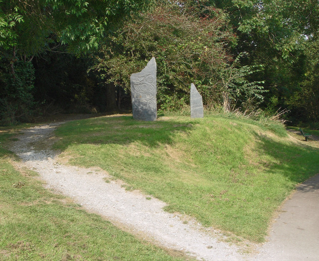 Standing stones at The Wilderness, Porthcawl