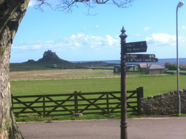 View of Lindisfarne Castle