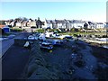 NU2519 : Fishing boats hauled out in Craster Harbour by Russel Wills